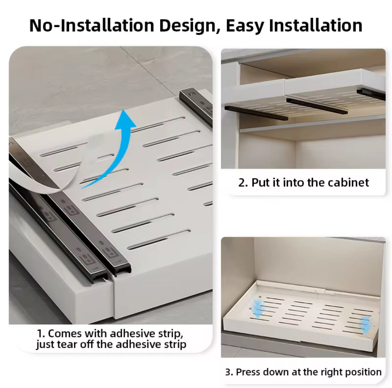 Kitchen Organiser, White