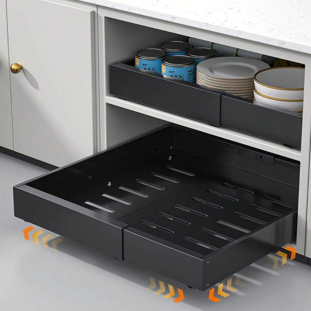 Kitchen Organiser, Black