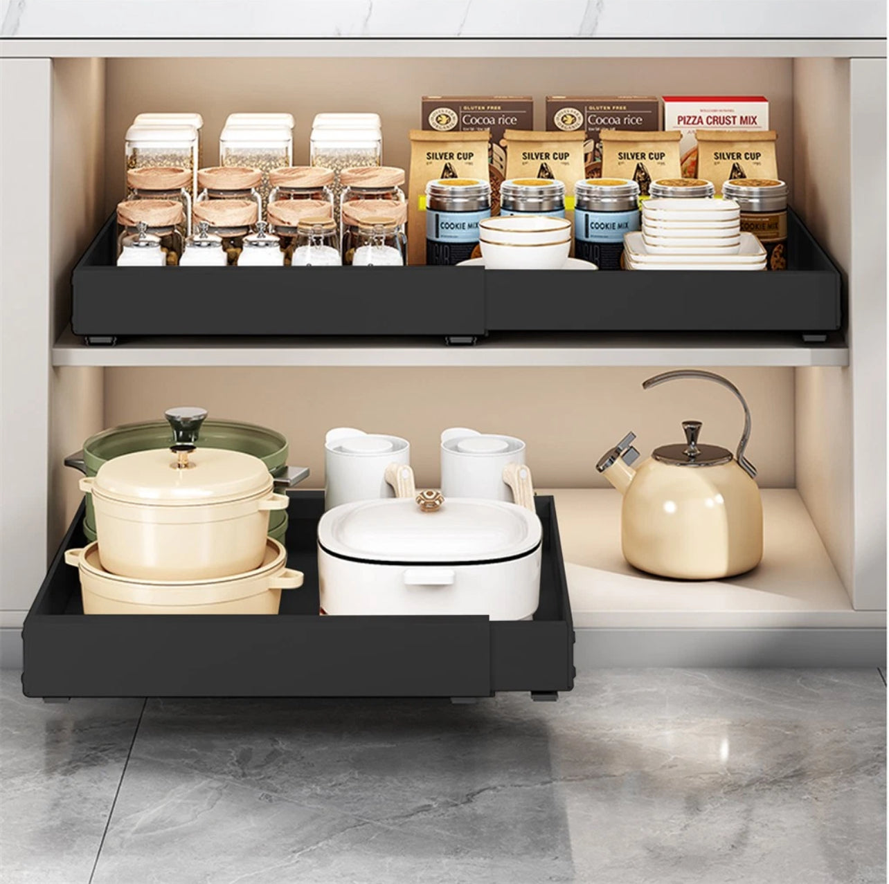 Kitchen Organiser, Black